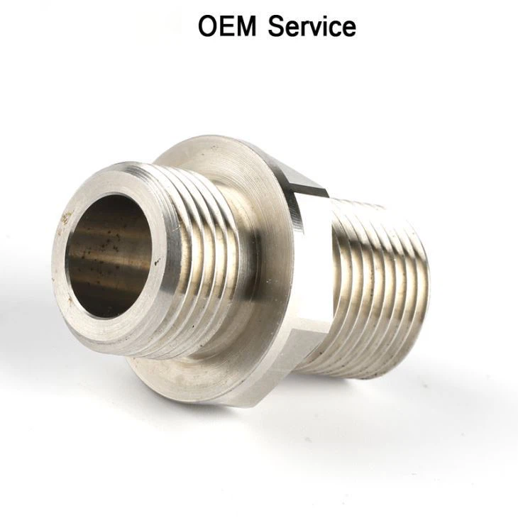 CNC Lathe Parts Hex Nipple Fittings