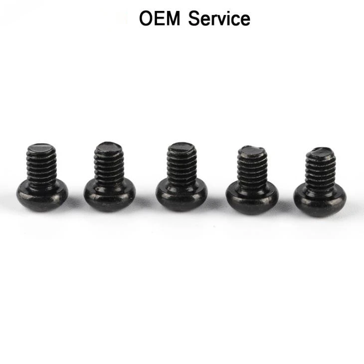 Round Head Black Zinc Small Toy Screws