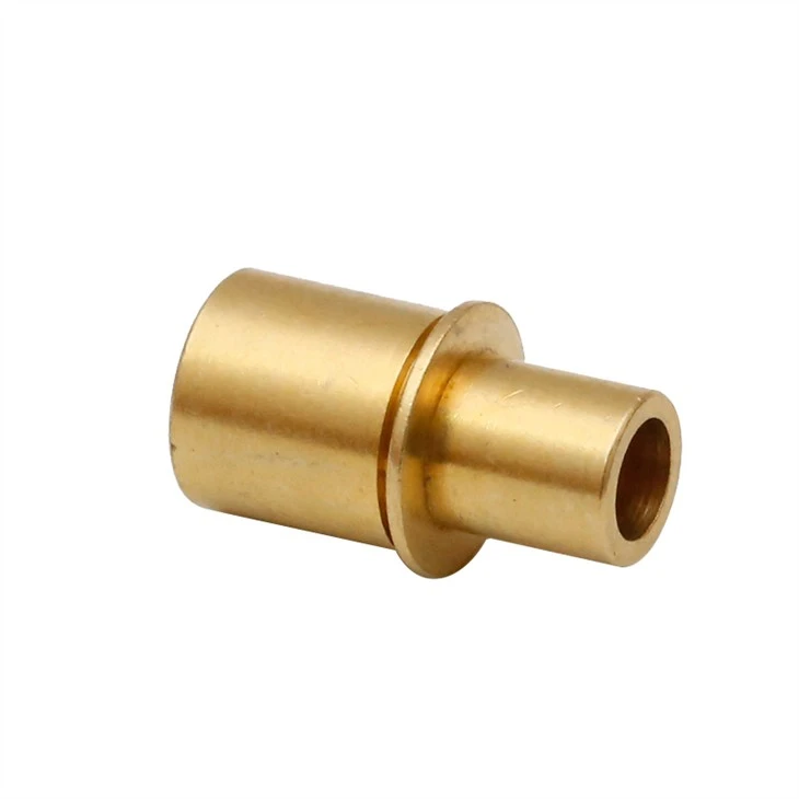 Yellow small machine CNC brass parts