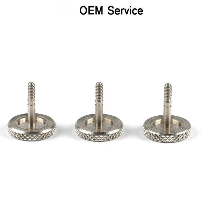 Knurled Half Threaded Thumb Screws